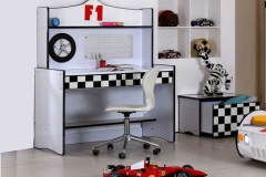 Poshtots F1 White Desk